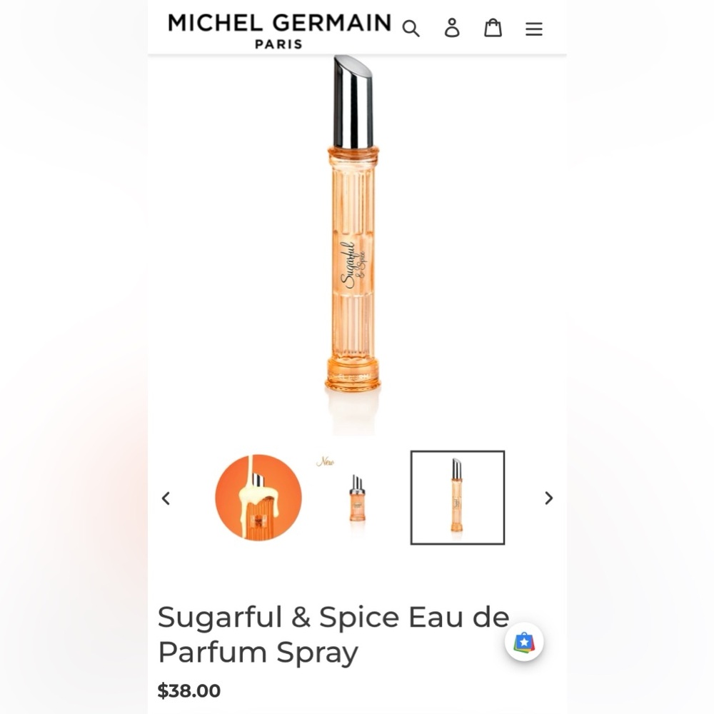 MICHEL GERMAIN SUGARFUL & SPICE ORANGE SCENT 100 ML & 10ML ROLLERBALL-BRAND NEW - Picture 4 of 14